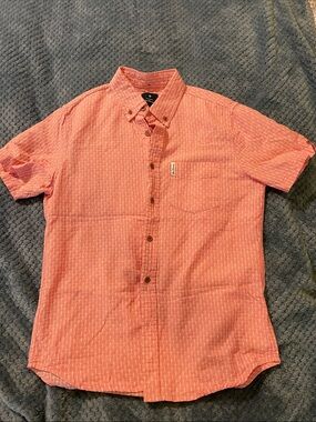 Ben Sherman Coral Short-Sleeve Button-Down Shirt